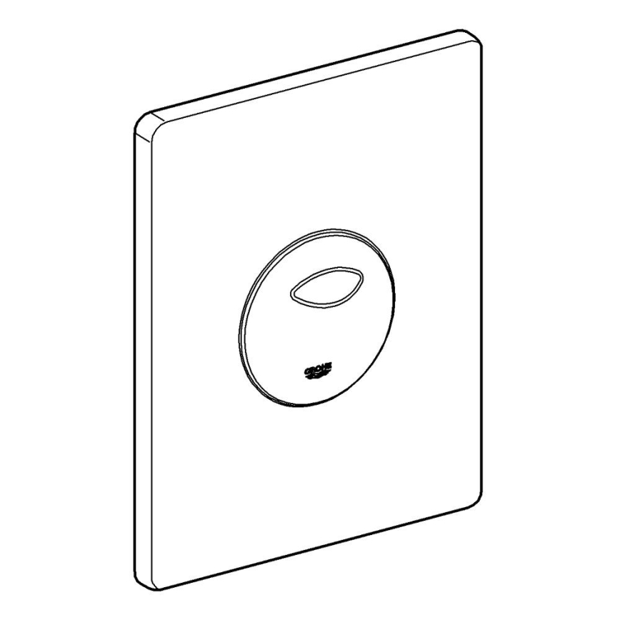 GROHE 38862SH0 - Upravljačka tipka SKATE 156 × 197 mm bijela