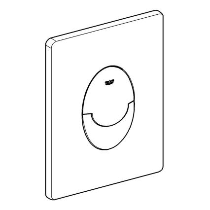 GROHE 38964P00 - Tipka za ispiranje START 156 × 197 mm matni krom
