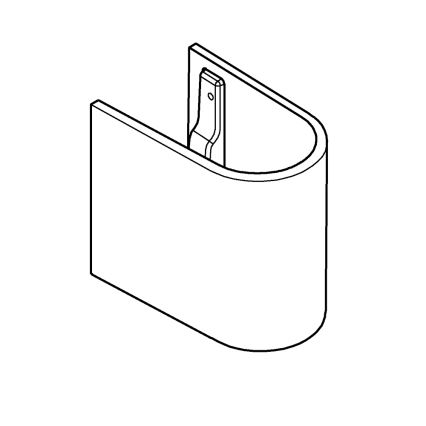 GROHE 39201000 - Polustup EURO CERAMIC 210 × 300 × 322 mm keramika/bijela