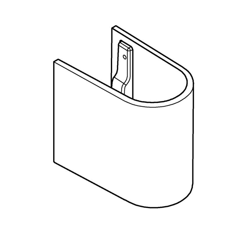 GROHE 39201000 - Polustup EURO CERAMIC 210 × 300 × 322 mm keramika/bijela