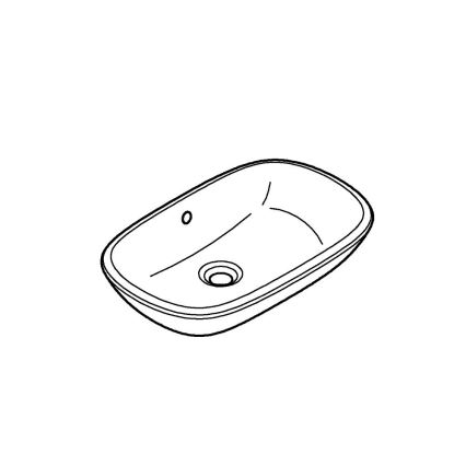 GROHE 39216000 - Umivaonik za ugradnju na radnu ploču EUROSTYLE 500 × 380 mm keramika/bijela