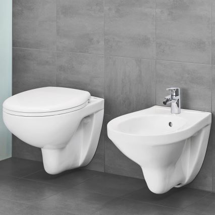 GROHE 39351000 - Zidna WC školjka BAU CERAMIC 53,1 × 36,8 × 36,3 cm keramika/bijela