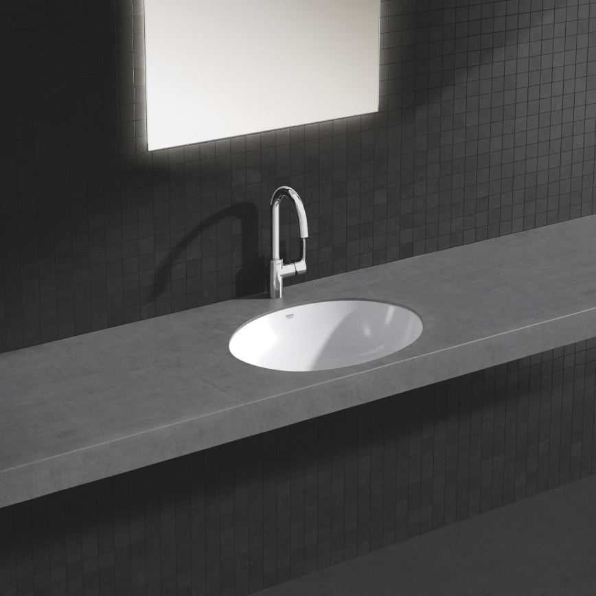 GROHE 39423000 - Ugradbeni umivaonik BAU CERAMIC 560 × 420 mm keramika/bijela