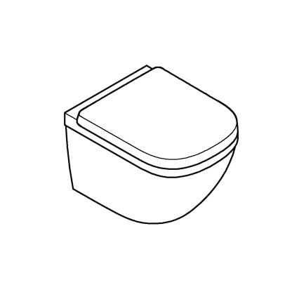 GROHE 39693000 - zidni kompaktni WC EURO CERAMIC s Triple Vortex, 53 l, keramika/bijela