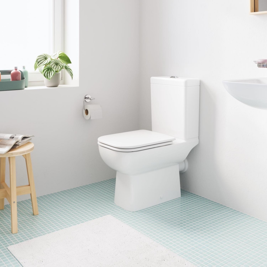 GROHE 39814000 - kombinirani WC komplet START EDGE 825 × 557 × 384 mm keramika/duro-bijela