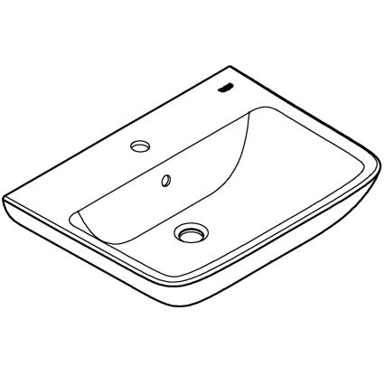 GROHE 39950000 - Umivaonik START EDGE 600 × 448 mm keramika/bijela