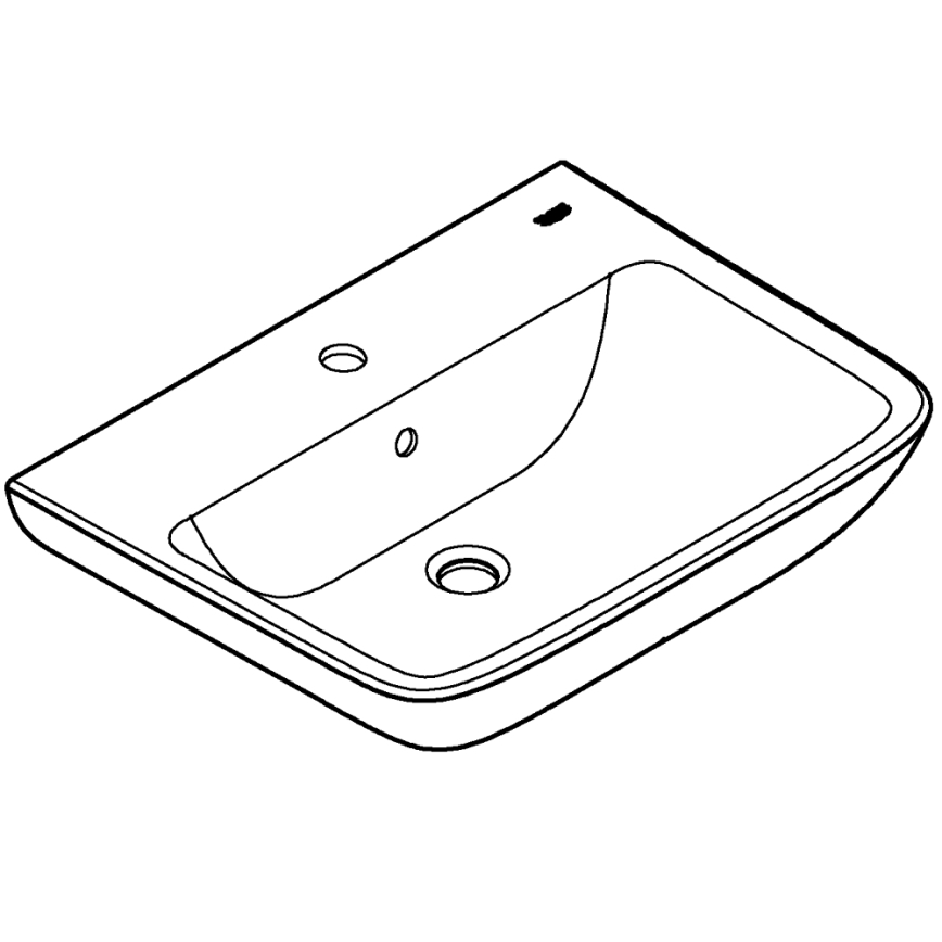 GROHE 39950000 - Umivaonik START EDGE 600 × 448 mm keramika/bijela