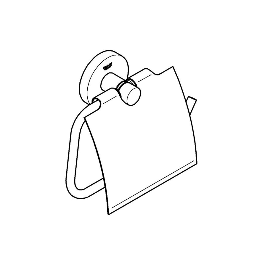 GROHE 40367001 - Držač toaletnog papira ESSENTIALS 167 x 119 mm sjajni krom