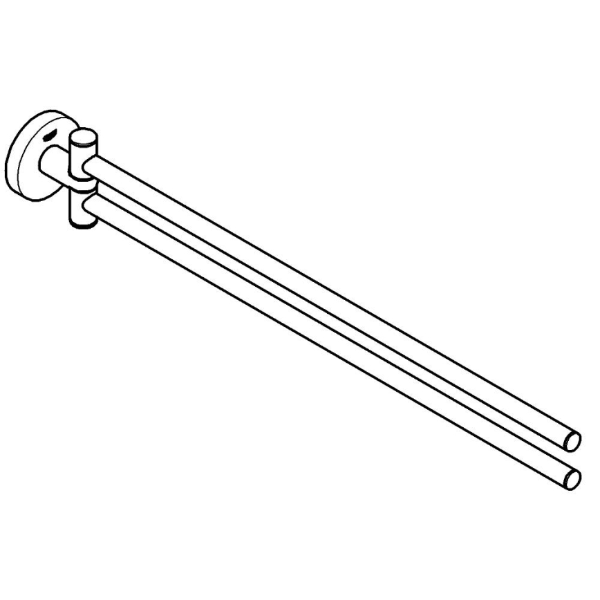 GROHE 40371DL1 - Držač ručnika ESSENTIALS 439 mm u bakrenoj boji