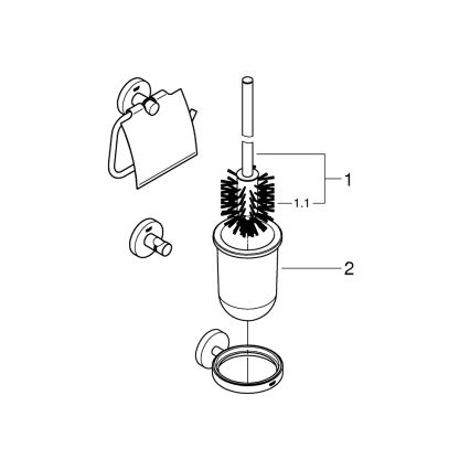 GROHE 40407001 - Set dodataka ESSENTIALS, sjajni krom