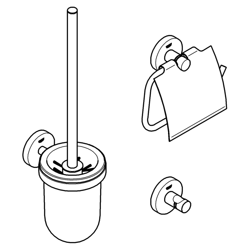 GROHE 40407001 - Set dodataka ESSENTIALS, sjajni krom