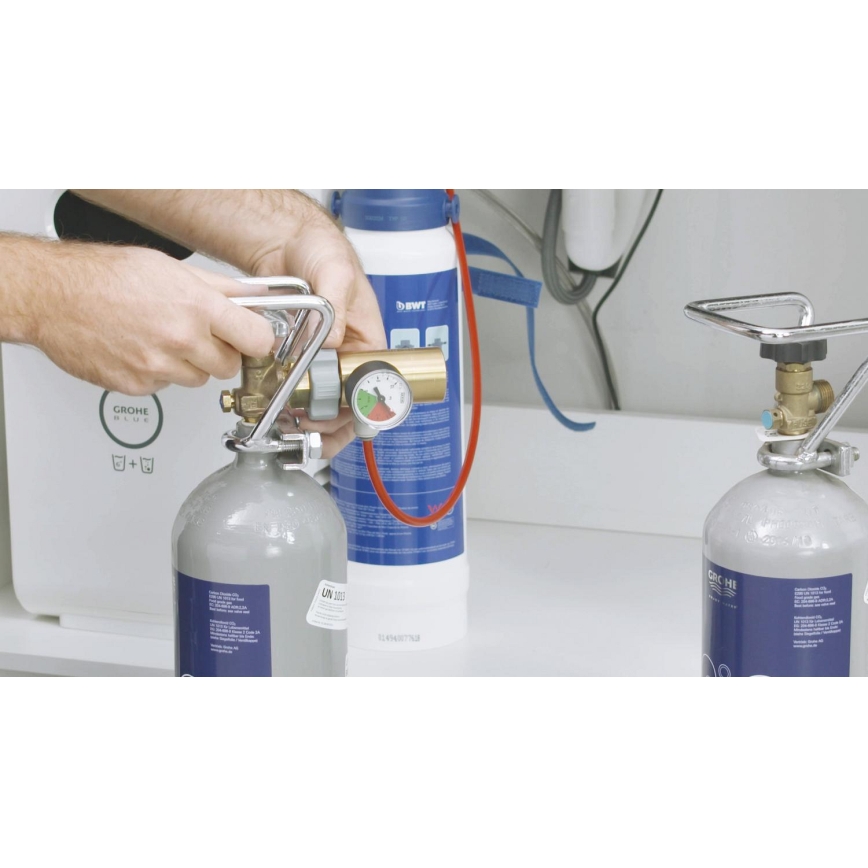 GROHE 40423000 - Početni komplet: tlačna boca CO2 GROHE BLUE 2 kg
