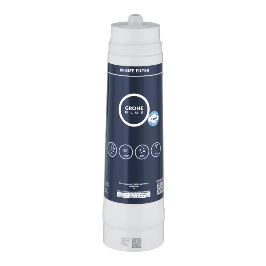 GROHE 40430001 - Filter GROHE BLUE 12,4” x 4,55” bijela