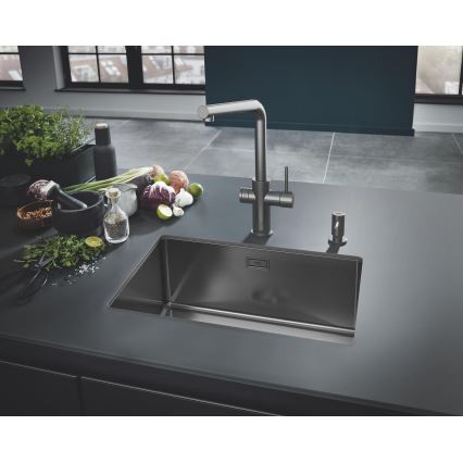 GROHE 40535AL0 - Dozator tekućeg sapuna COSMOPOLITAN, 500 ml, grafit