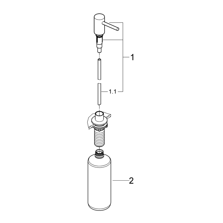 GROHE 40535DL0 - Dozator sapuna COSMOPOLITAN 500 ml bakreni