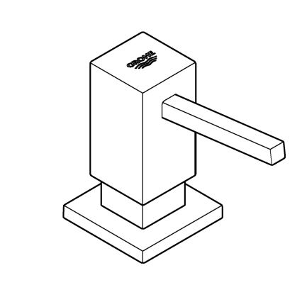 GROHE 40535DL0 - Dozator sapuna COSMOPOLITAN 500 ml bakreni