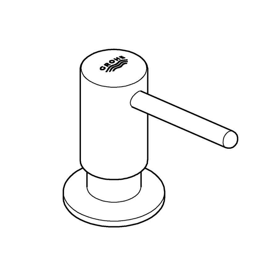 GROHE 40536000 - Dozator tekućeg sapuna CONTEMPORARY 400 ml sjajni krom