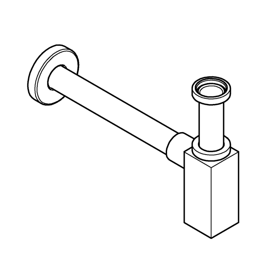 GROHE 40564A00 - Sifon SIFONI grafit