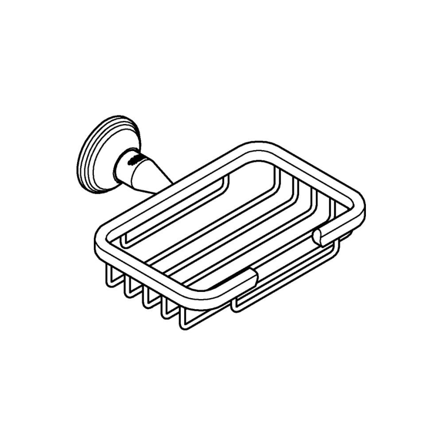 GROHE 40659001 - Kutna polica ESSENTIALS AUTHENTIC sjajni krom