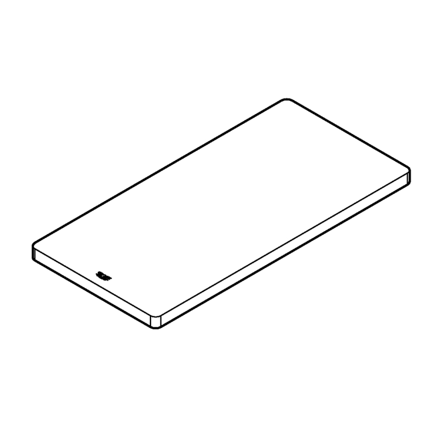 GROHE 40751HV0 - Drvena daska za rezanje 490 × 240 × 19 mm