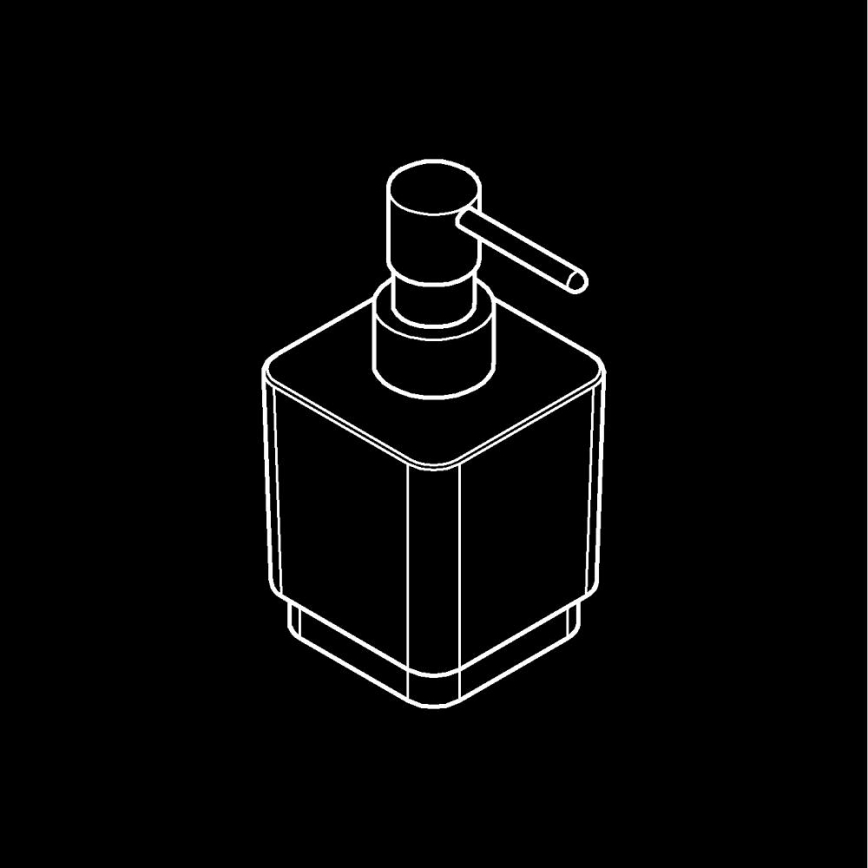 GROHE 40805000 - Dozator tekućeg sapuna SELECTION CUBE 300 ml, sjajni krom