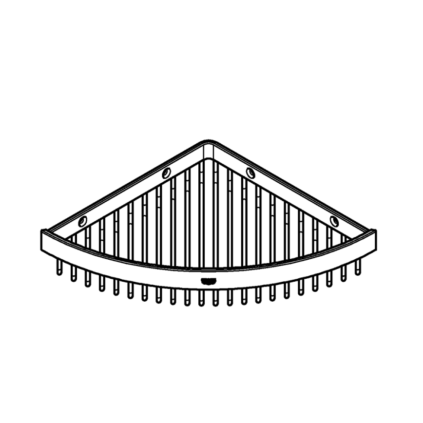 GROHE 40809000 - Žičani držač sapuna SELECTION CUBE 20 × 20 cm sjajni krom