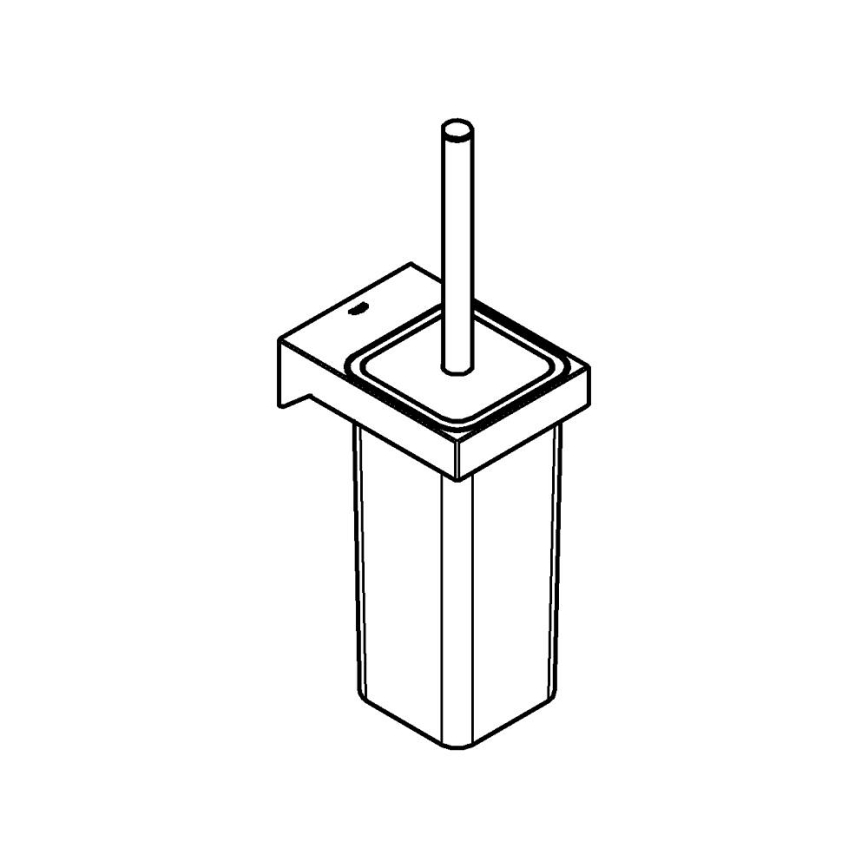 GROHE 40857000 - Set za čišćenje WC-a SELECTION CUBE, polirani krom