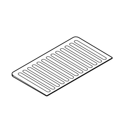 GROHE 40872K00 - Ocjeđivačka ploča 450 x 250 mm keramika/crna