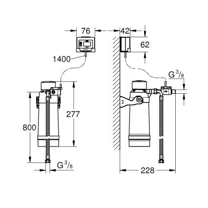 GROHE 40876000 - Početni komplet ULTRASAFE, sjajni krom