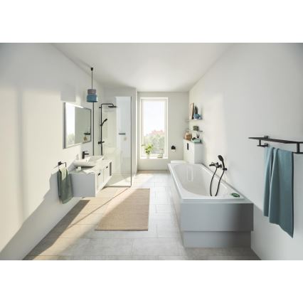 GROHE 409752430 - Držač ručnika START CUBE 18,8 x 13,8 cm crni