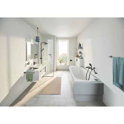 GROHE 409762430 - Držač ručnika START CUBE 438 mm crni