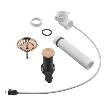GROHE 40986DL0 - Garnitura za odvod kuhinjskih sudopera, Ø 35 mm, bakrena