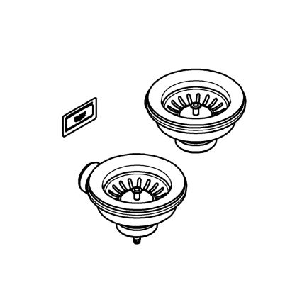 GROHE 40997DL0 - Set za odvod (dodatna oprema), brončana