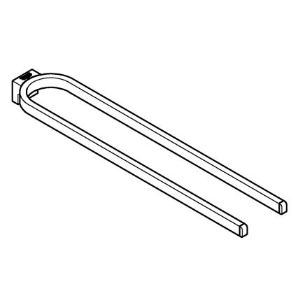 GROHE 41059000 - Dvostruki držač za ručnike SELECTION 411 mm polirani krom