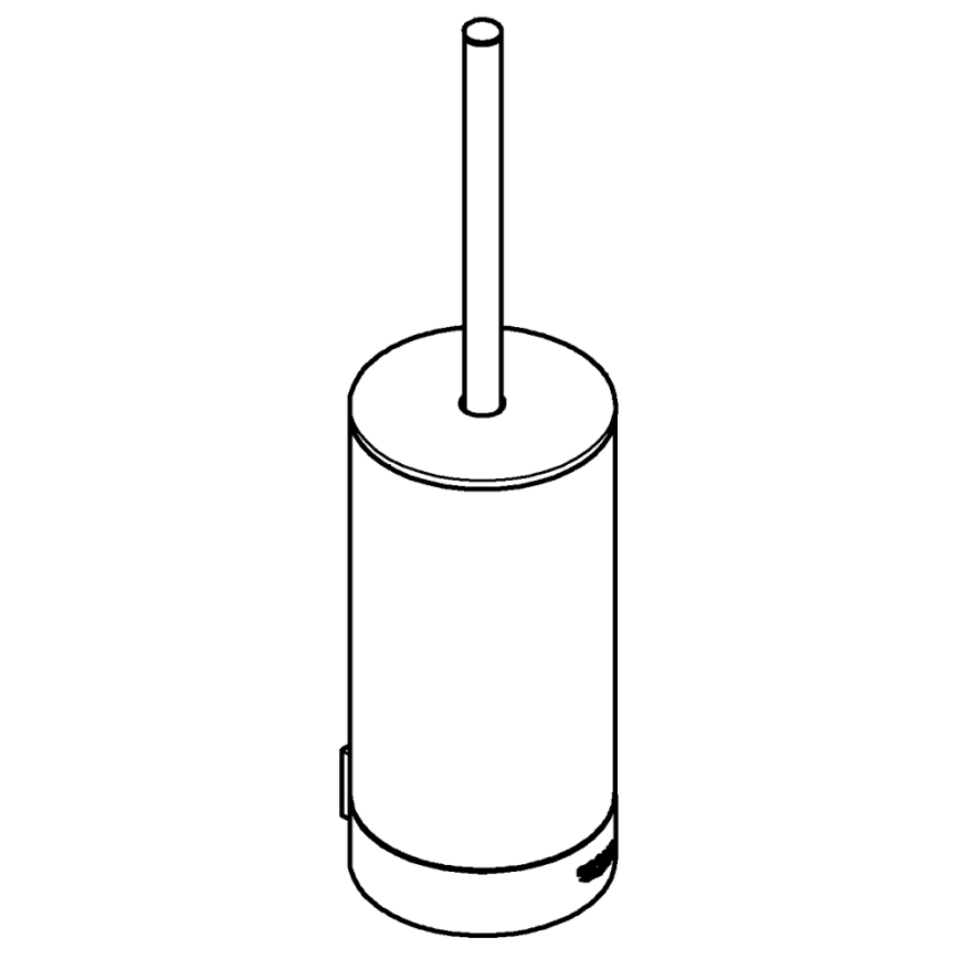 GROHE 41076GL0 - Sada za čišćenje WC-a SELECTION zlatna