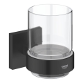 GROHE 410972430 - Staklena čaša s držačem START CUBE crna