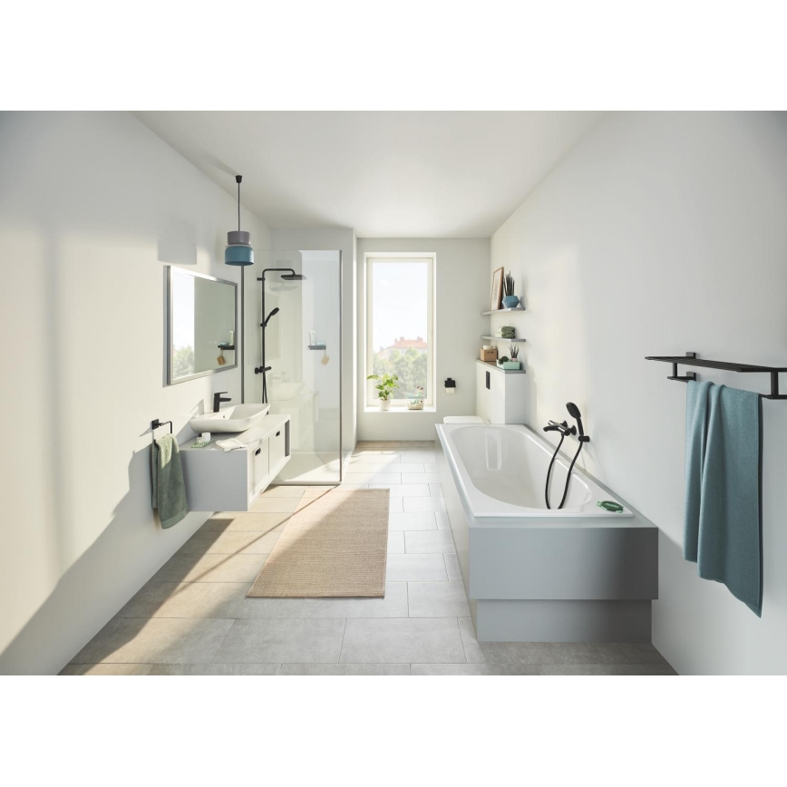 GROHE 410992430 - Višenamjenski držač za ručnike START CUBE 600 mm crni