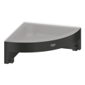 GROHE 411062430 - Kutna polica za tuš ESSENTIALS 250 × 250 mm crna