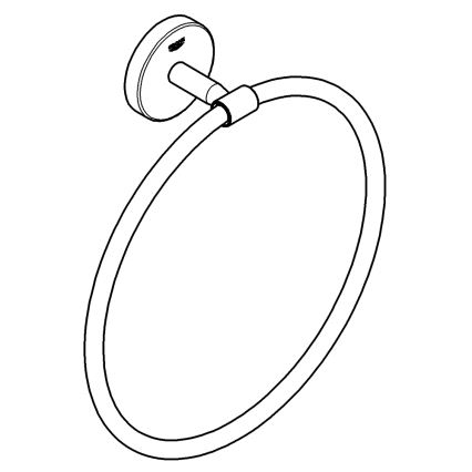 GROHE 41167000 - Držač ručnika START COSMOPOLITAN promjer 200 mm polirani krom