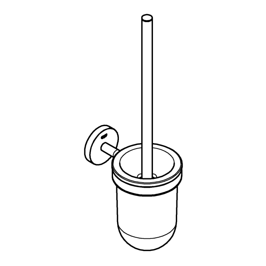 GROHE 41169000 - START komplet za čišćenje WC-a, matni/sjajni krom