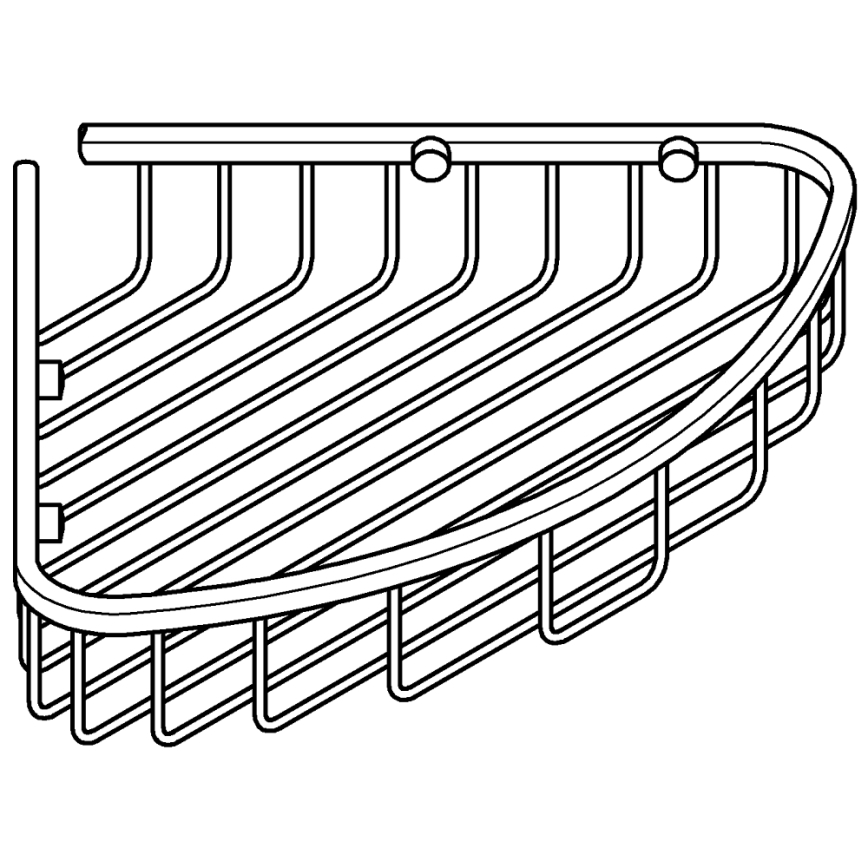 GROHE 41172000 - Kutna polica QUICKFIX START COSMOPOLITAN 30,3 × 5,3 cm krom