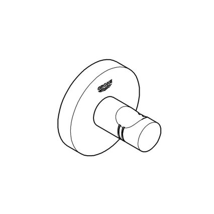 GROHE 41173000 - Kuka za kupaonski ogrtač START sjajni krom