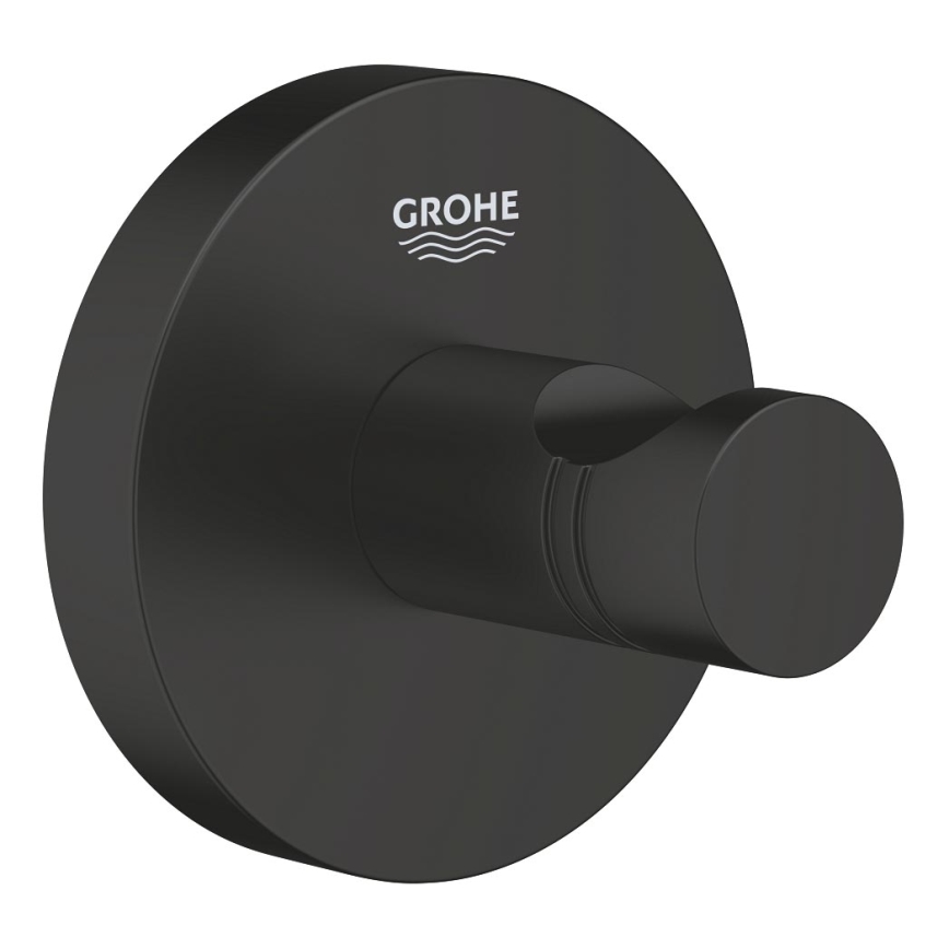 GROHE 411732430 - Kuka za kupaonski ogrtač START crna