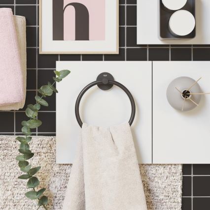 GROHE 411742430 - Držač ručnika START 180 mm crni