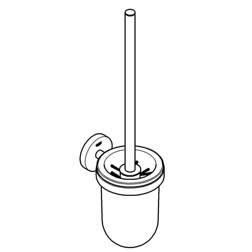 GROHE 411852430 - Set za čišćenje WC-a START 398 × 121 mm crna