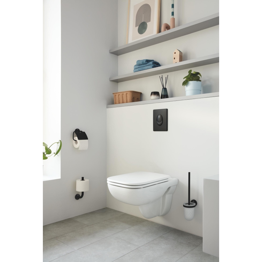 GROHE 411862430 - Držač rezervne role toaletnog papira START 116 x 232 mm crni