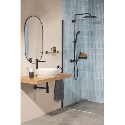 GROHE 412022430 - Staklena polica START 530 mm crna