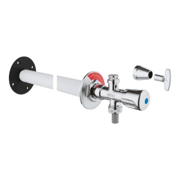 GROHE 41208000 - Vanjska zidna slavina EUROTEC DN 15 sjajni krom