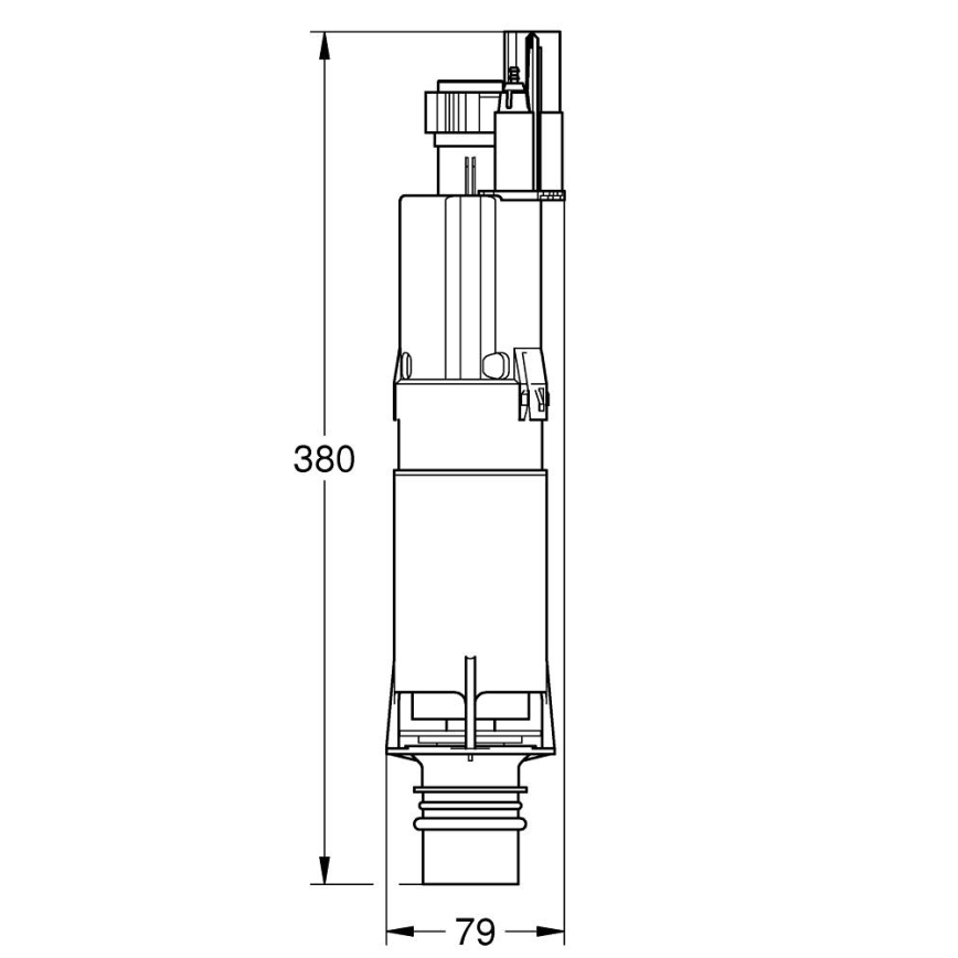 GROHE 42253000 - Ispušni ventil AV1 sjajni krom