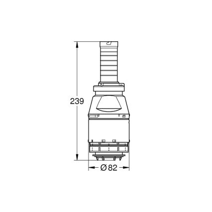 GROHE 42690000 - Servo ispušni ventil bez sjedala ventila, bez produžetka